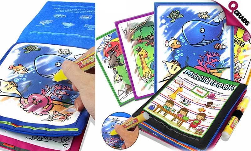 Magic Drawing Book with Pen!